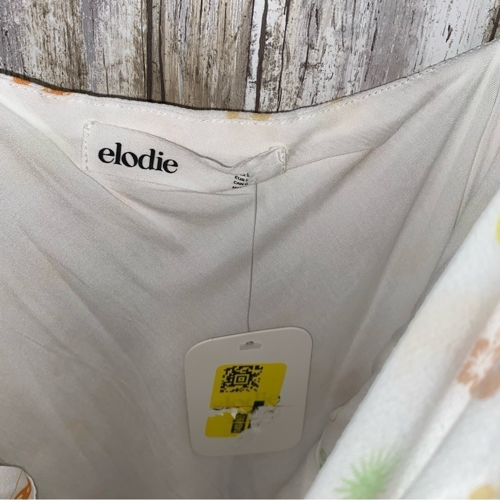 NWT Elodie White Drop Neck Mini Dress - Picture 4 of 5